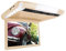 Lettore DVD portatile per lettori video per poggia Monitor da tetto for auto da 12,1 pollici TFT Flip Down Screen Lettore multimediale in testa Display for montaggio su tetto a soffitto Costruito nel