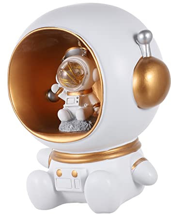 jojofuny Astronauten Sparschwein Astronauten Nachtlampe Spardose Mehrzweck Astronauten Ornament Sparschwein Für Erwachsene Astronauten Münzbehälter Astronautenförmiges
