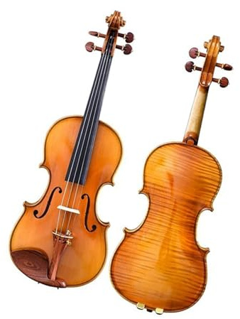 Geigen 4/4-1/4 Violine Handgefertigte Violine Lack Massivholz Violine Mit Bogen Ebenholzbeschläge