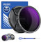 NEEWER 52mm ND2-400 (1-9 Stop) Variabler ND Filter mit Objektivdeckel Trageband Reinigungstuch präziser Einstellung der Neutraldichte Graufilter Fingerabdruck Kratzfest mehrschichtiges optisches Glas