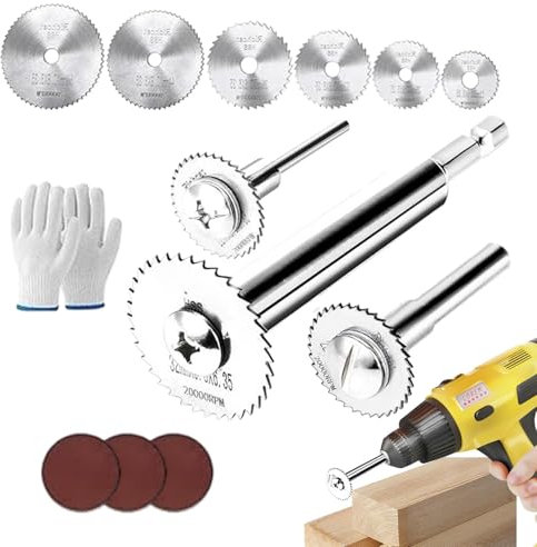 Rueda de disco de sierra para taladro,Disco de corte para taladro - Rueda de sierra de corte con taladro manual - Rueda de corte de taladro antioxidante para talleres, familias y fábricas