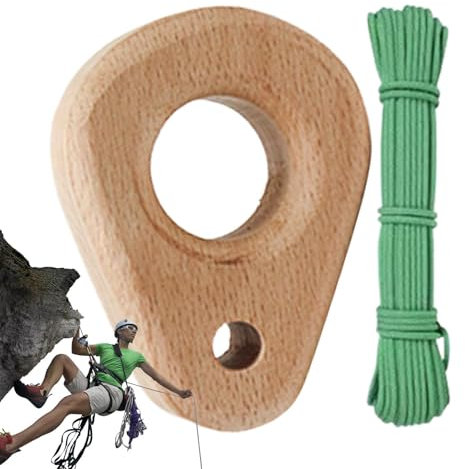 mivceklw Hangboard, Rock Climbing Training Board, Lightweight Durable Design Versatile Holds Ergonomic Grip Strength Trainer for Allhome Gym or Outdoor Workout, 1.97 x 2.76 x 1.18 Inches