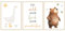 Kinderzimmer Poster Tiere 3er Set DIN A3 | Sei wild und frech und wunderbar – Wandbilder mit Gans, Bär, Bienen | Boho Deko für Babyzimmer Mädchen & Jungen | Geschenk geburt, Taufe, Einschulung