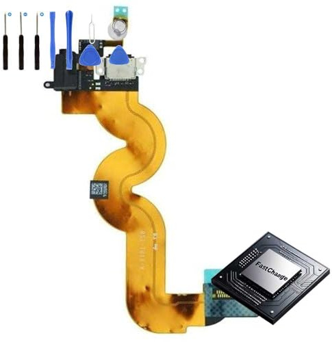 Eutoping Ladebuchse für Apple iPod Touch 5 mit Schnellladefunktion IC Flex Kabel Montage Ersatz