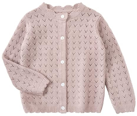Miipat Bambina Cardigan Maglia, Maglione Crochet Maniche Lunghe con Bottoni | 6Mesi-4Anni Neonato Maglieria Maglione Punto, Casual Solido Cardigan Cappotto per Unisex Bambino, Daily Compleanni Scuola