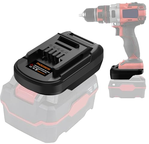 Pour adaptateur de batterie Parkside vers Einhell, pour adaptateur de batterie Parkside vers Einhell, convient pour les batteries au lithium EIN.hell 18 V, utilisation pour outils électriques EIN.hell