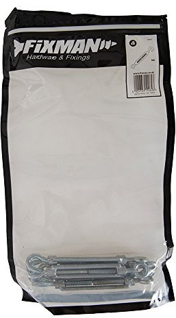 Fixman Spannschlösser, 5er-Pack, 1 Stück, silber, 288650