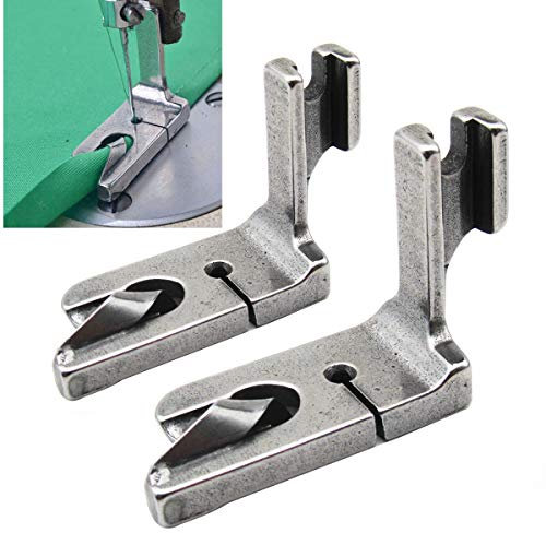 CKPSMS Marke - # 120807 Industrielle Nähmaschine 8 mm (5/16 ) ROLLENsaum Fuß passend für Brother JUKI CONSEW (2 STÜCK)