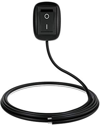 Car DIY Water Drop Shape Button Switches OFF/ON DC 12V, 78.7 inches | For Fog Lights, DRL, LED Light Bar