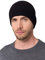 Style & Republic Sport Beanie, Schwarze Mütze aus 100% Kaschmir, Unisize mit 54 cm Bundumfang und 6,5 cm Umschlag, Herren
