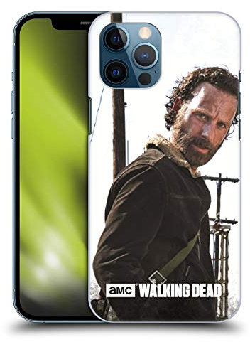 Head Case Designs Offizielle Zugelassen AMC The Walking Dead Rick Gun Gefilterte Persönlichkeiten Harte Rueckseiten Handyhülle Hülle Huelle kompatibel mit Apple iPhone 12 Pro Max