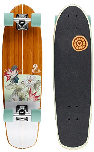 BTFL Mini-Cruiser Skateboard Cami, Cruiser Longboard mit ABEC 9 Kugellager für Anfänger und Fortgeschrittene, Geschenke für Mädchen und Jungs, Kinder, Erwachsene