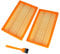 HURI Lot de 2 filtres plissés plats pour aspirateur Würth/Würthmaster ISS 35, ISS 35-S, ISS 45 M, ISS 55 M, ISS 55 S, ISS 30-L Automatic, ISS 40-M Automatic, ISS 50-L Automatic Aspirateur Filtre à air
