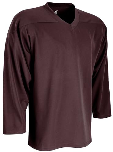 Champro Faceoff Polyester Hockey Trikot für Erwachsene, Bordeaux, One Size