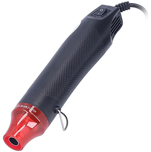 Pistola de Aire Caliente de Mano, Pistola de Aire Caliente Portátil Portátil Conveniente 200 ℃ 390 ℉ Exterior de Plástico ABS para Proyectos de Bricolaje(Estándar europeo 230V)
