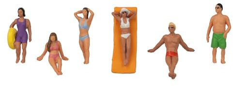 FALLER 151688 - Am Strand - Spur: H0 - Figuren & Ausschmückungen für Modelleisenbahnen - Maßstab: 1:87