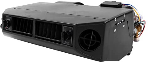 Kit de Enfriamiento de Evaporador de Aire Acondicionado Debajo del Tablero de 12 V Flujo de Aire de 3 Velocidades con Accesorios de Manguera Universal