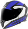 Bogotto FF122 BGT Helm, blau/weiß, M