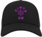 Kyoto Japan Logo Kanji Symbols Halbmaschige Trucker-Cap-Baseballmütze aus Baumwolle Schwarz
