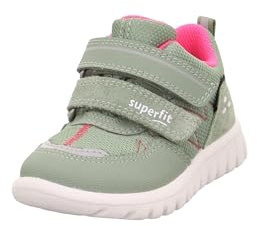 Superfit Mädchen Sport7 Mini Gore-tex Sneaker, Hellgrün Pink 7500, 30 EU Weit