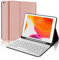 WAVATA Tastiera per iPad 9a/8a/7a Generazione, iPad 10.2, Cover con Tastiera per iPad Air 3, iPad Pro 10.5 Magnetica Staccabile Italiano QWERTY Layout, Oro Rosa