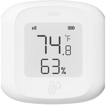 Irfora Tuya ZigBee Temperatur-Feuchtigkeitstester, digitales Display, Mobiltelefon-APP, Fernsteuerung, intelligente Verknüpfung, Hygrothermograph, Smarthome-Gerät
