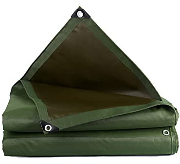 ZLYWE Plane Abdeckplane Schutzplane Plane mit Ösen Gegen Wind UV-beständig Reissfest Plane Lastenrad LKW Auto Pkw Anhänger (2x2m)