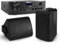 Power Dynamics - 2-Zonen Lautsprecher Boxen Set mit Bluetooth Verstärker – 2X 50W Verstärker & 2 Outdoor Lautsprecher – Innen & Außen – MP3, FM-Radio & USB – Inkl. Fernbedienung & 20m Kabel