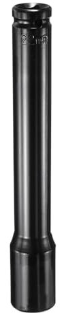 QUARKZMAN Douille À Choc Profonde 1/2 Entraînement Carré Par 22mm Métrique 6 Points Douille 200mm (8) Extra Longue Acier À Haut Carbone Douille À Bascule Pour Réparation Écrous Noir