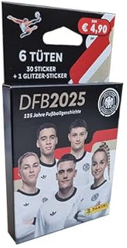 Panini 125 Jahre DFB Fussball Sticker - 1x Eco Blister klein