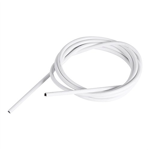 Watris Veiyi 2m Bremsseil Fahrrad, 5mm Durchmesser Ersatz Bremskabel, Gummischlauch Gehäuse, für Rennrad, Weiß