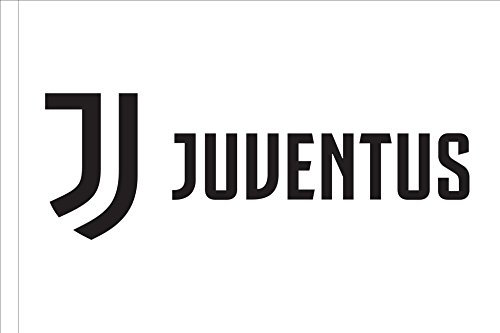 Offizielle Flagge Juventus Juve cm. 100 x 140 weiß