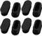 sourcing map 40mmx20mm Plastique Antidérapant Oval Chaise Table Jambe Protecteur Capuchon 8pc