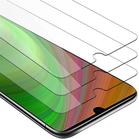 Cadorabo 3X Pellicola Protettiva Compatibile con Huawei P30 in Elevata TRASPARENZA - Pacco di 3 Vetro di Protezione del Display (Tempered) con durezza 9H con compatibilità 3D Touch