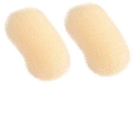 2 Stück Haar Former Kamm Haare Erhöhen Styling Zubehör Hochsteckfrisur Haarkissen Haarspange Beige