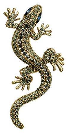 TOSSPER Vintage Gecko Brosche, Tierform-Kragen-pin, Schmuck-Geschenk Für Frauen Herren Anzug Dekoration