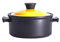 Casserole Ceramic Soup Pots for Induction Plates Gas Stove Stewpot Stewing Casserole Ceramic Cooking Pot Cookware Home Kitchen (Color : Yellow 2.5L)