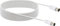 SCHWAIGER KDSKI75 532 IEC-Kabel TV Anschlusskabel Koaxial Antennen Kabel IEC Stecker auf Buchse 7,5m Klasse A+ 10dB HDTV weiß