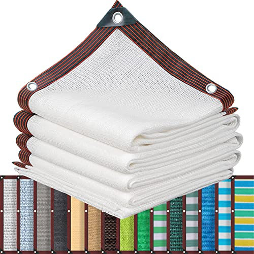 Sonnensegel mit Ösen Schattiernetz Schattennetz mit 90% Schattierwirkung UV-Schutznetz 1x2M Gartennetz 15 Farben Pass zu Ihrem Garten Sonnenschutzgewebe Windschutz Sichtschutz Zaun