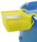 Carrie Box Cesta de Almacenamiento de Plástico Reciclado, Accesorios de Piscina, Piscina Desmontable, Portavasos de Piscina, Amarillo