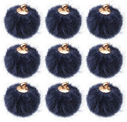 24st Schlüsselbund Für Männer Halskette Machen Anhänger Schlüsselanhänger Für Männer Pom-pom-Kugeln Basteln Filz Pompons Ohrring Pompom Zubehör Garn Bommel Mann Wagen Armband