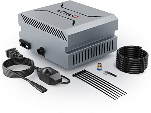 ORTUR Air Assist for Laser Cutter, Powerful 0-50L/min Air Assist Pump for ORTUR Laser Master 3 and Laser Master 2 Pro LF, Laser Module Protection, Fast and Deep Cutting