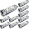 10Gtek [x10 pcs] 10Gb SFP+ LR Monomodale Fibre Modulo, 10GBase-LR LC Transceiver Compatibile per Cisco SFP-10G-LR, Meraki, Mikrotik, Ubiquiti UniFi, Netgear, Zyxel, Qnap, D-Link,TP-LINK, Open Switch