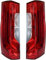 A2 Rückleuchte Satz Rücklicht Heckleuchte passend für Sprinter W907 W910 2018-2022, Rot/Weiß, LED, E-Prüfzeichen, Hohe Sichtbarkeit, Langlebiger Aufbau