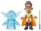 STAR WARS Pop-Up-Lichtschwert-Training, Kai Brightstar & Yoda Actionfiguren, 10,2 cm große Spielzeug, Vorschulspielzeug für 3 Jahre alte Jungen & Mädchen, Mehrfarbig