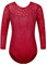 ZNYUNE Kinder Gymnastik Trikot mit Pailletten Mädchen Gymnastikanzug 3/4 Hülse in Tüll B285 WineRed 5A