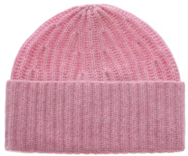 Zwillingsherz 100% Kaschmir Beanie – Strickmütze aus Cashmere – Hochwertige Grobstrick Mütze für Damen – Wintermütze One Size – Weiche & warme Mütze – Premium Qualität für Herbst, Winter & Frühling