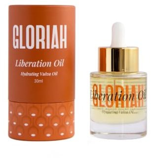 GLORIAH Liberation Oil | Fast-Acting Natural Vaginal Moisturiser for Menopausal Vaginal Dryness | Relieves Itching, Dryness & Discomfort