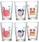 Ritzenhoff & Breker Kindergläser Unterwasserwelt, 6er Set, 205 ml, Bedruckte Kinderbecher mit Tiermotiven, Spülmaschinengeeignet