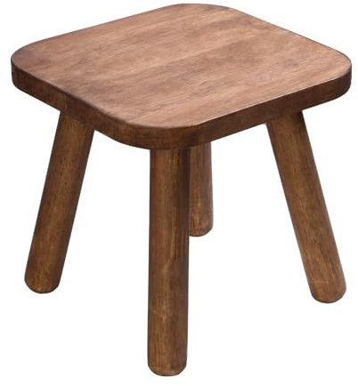 Jurath Massivholzhocker, Tritthocker, Kinderhocker